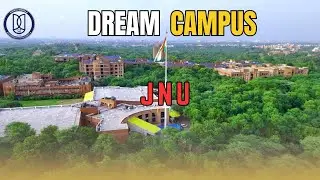 JNU का Campus देखोगे तो प्यार हो जाएगा 😍 | DREAM University Tour! | #JNU #droneshots #jnucampus |