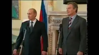 Vladimir Putin. Ceremony Presenting Russian State Awards to British Naval Officers and Servicemen