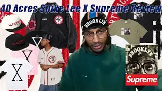 Supreme X Spike Lee 40 Acres x Malcom X