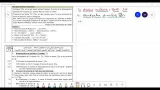 La correction de la physique nucléaire  PC Biof 2010 Session Normale