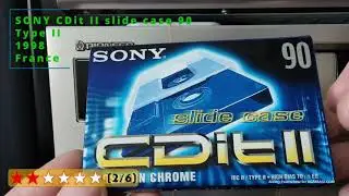 Sony CDit II 90 slide case France 1998_Compact Cassette