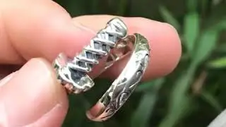 Aliexpress ZABRA Genuine 925 Sterling Silver Punk Rings Mens Signet Rings Knife Saber Warrior Weapon