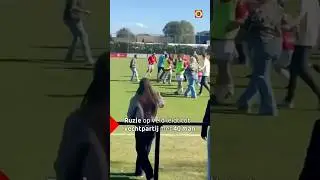 Knokpartij tijdens voetbalwedstrijd | #voetbal