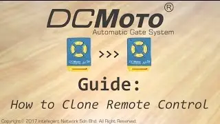 How to Copy Remote Control (DCMoto)
