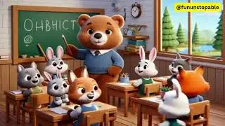 Bear Goes to School | kids Nursery Songs.
