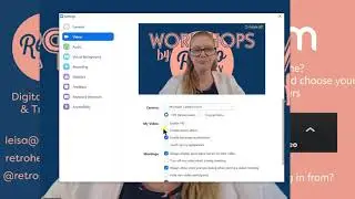 Virtual background and Touch up your appearance in Zoom