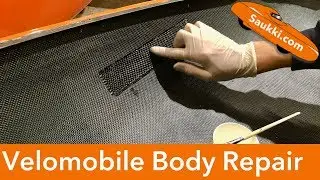 Repairing the Body of my Carbon Quest Velomobile