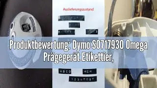 Produktbewertung: Dymo S0717930 Omega Pr&auml;geger&auml;t Etikettier, 9 Mm Pr&auml;geb&auml;nder, Blau