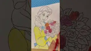 BELLE | Beauty and the Beast 🫶 #shortvideo #shorts #princess #short #colour #disney