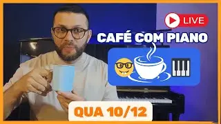 🔴 LIVE 09H - SEXTA (12/12): CAFÉ COM PIANO COM TARCÍSIO COSTA | FNT #tecladistas #pianistas