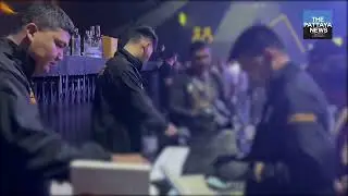 20 Thai tourists detained after testing positive for drugs during Pattaya nightclub raid.
