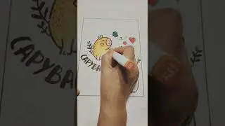 #short#fupシforyou#drawing#paint#art#capybara #animal#trend#trek#timelabs#rek#rekomendasi#reels