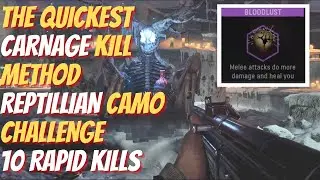 How To Get 10 Rapid Kills In Vanguard Zombies (Carnage Medals) QUICKEST METHOD