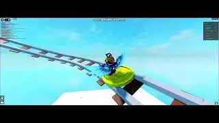 Create a cart ride I Kristopher drop the coin off the high place (roblox)