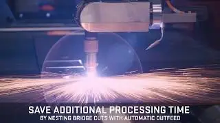 Voortman V325 | Bridge cut with automatic part removal