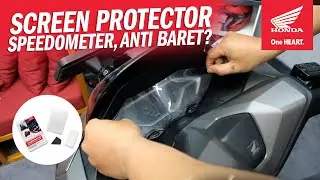 Gampang Banget‼️Ini Cara Pasang Screen Protector Pada Speedometer Sepeda Motor 🏍️ #hondacengkareng