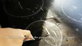 How to clean ceramic glass/induction cooktop with recommended products
