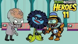 PLANTS VS ZOMBIES HEROES - Episode 11 - THE BAD SUNFLOWER REMATCH ANIMATION!