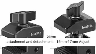 SMALLRIG Counterweight & Mounting Clamp Kit for DJI Ronin S Ronin SC and Zhiyun Weebill
