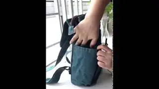 Travel Backpack- Christystudio No. 108 Marken Teal DWR Water Resistant