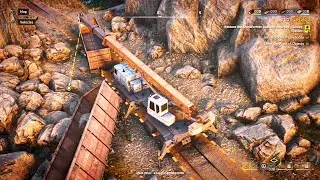 Lifting & Moving Ruins 🏗️ - Road Craft Crane Mission