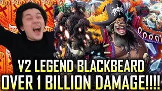 OVER 1 BILLION DAMAGE WE BROKE THE GAME!!! BLACKBEARD V2 ONE PUNCH MAN! | One Piece Treasure Cruise