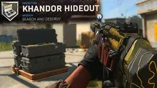 this is KHANDOR HIDEOUT Search and Destroy in MODERN WARFARE...