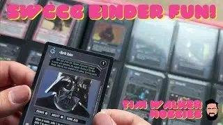 Moving my Star Wars CCG Premiere Set to a New Binder