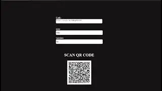 QR code generator page Html Css