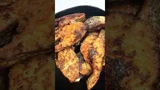 Indian sea bass fish fry 🐟.  #weekendnostalgia #fishfryrecipe #nonvegetarianrecipes #cookingblog