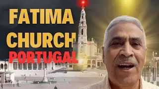 फातिमा चर्च पुर्तगाल। बासिलिका i FATIMA BASILICA, CHURCH PORTUGAL i Fatima our lady of the rosary.