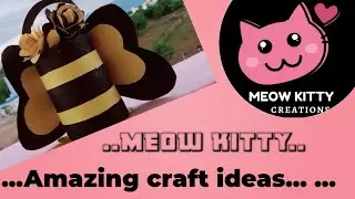 Best out of waste water bottle craft | plastic bottle basket | Meow Kitty Creations
