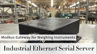 Industrial Ethernet Serial Server - Modbus Gateway for Weighing Instruments (Factory Direct)