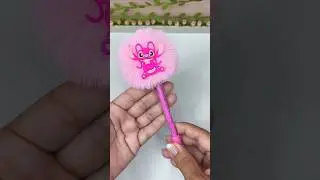 Caneta Personalizada Com Glitter 😍 #diy