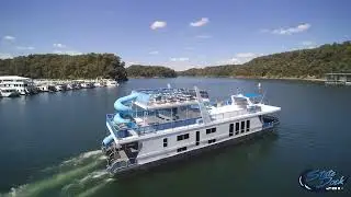 State Dock Marina - Drone Footage - Houseboats