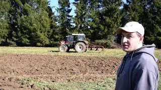 Farmblog Pfl&uuml;gen mit Ihc 844-S und einem ventzki bPflug 2019