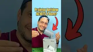 Esse Projetor 📽️ Bettdow AC1075 &eacute; pequeno mas me surpreendeu 😮