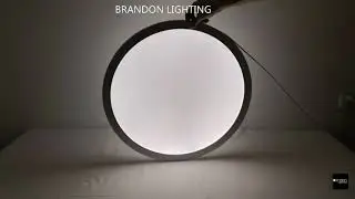 360&deg;Display of UL CUL listed LED suspended circle for commercial home use MX603A
