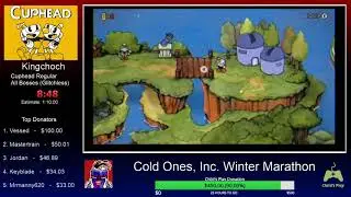 Cold Ones, Inc. Winter Marathon 2017 | Cuphead Regular All Bosses (Glitchless) by Kingchoch
