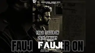 &ldquo;Prabhas Fauji New Content on Republic Day 🇮🇳🔥 | Biggest Update&rdquo;