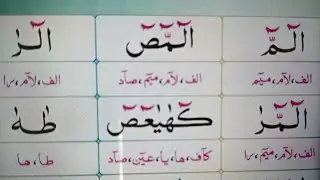 Separated letters#How to pronounce separated letters#Arabic grammars #Lesson no. 52#Munir ahmad