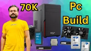 70K Gaming PC Build 2025 🔥 Best Budget Beast for 1080p Gaming!
