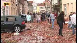 Tornado hits a town in north of Germany