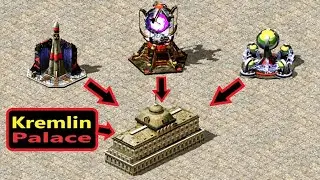 Kremlin Palace vs All 3 Super Weapons - Red Alert 2