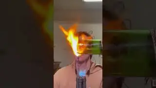 How I recycle glass bottles into drinking glasses. #glassblowing #recycling #satisfying