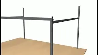 Retractable Pergola installation video (free-standing, dual head motor)