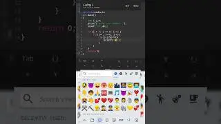 emoji 😜👿 program in C|| #shorts #short