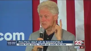 Politics heat up in Bakersfield