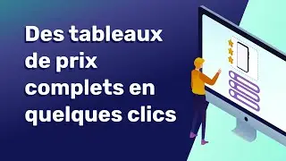 Cr&eacute;er des tableaux de prix en quelques instants avec Affilizz