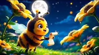 Bee poem sweet bee 🐝#BeeStory #KidsPoem #CartoonVideo #NatureFun